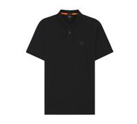 Boss Polo de algodón elástico para Hombre con Logotipo, Negro1, M