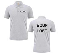 Polo Informal De Verano Personalizado para Hombre y Mujer, con Diseño Personalizado De Texto, Imagen y Logotipo, Ropa De Trabajo Transpirable De Manga Corta Color3,XL