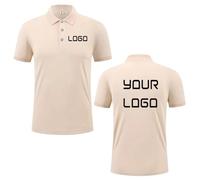 Polo Informal De Verano Personalizado para Hombre y Mujer, con Diseño Personalizado De Texto, Imagen y Logotipo, Ropa De Trabajo Transpirable De Manga Corta Color4,5XL