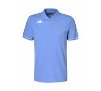 Kappa Camiseta BARLI, Polo para Hombre, Azul/Blanco, S
