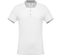 Polo Kariban mélange piqué bicolore 3XL
