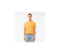 Polo lacoste chemise col bord-cotes naranja L