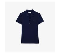 Polo Lacoste en piqué de algodón stretch - Color: AZUL MARINO,Talla: 38