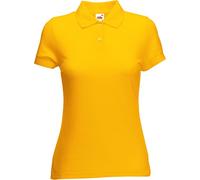 Polo Lady Fit 65/35 * Fruit of the Loom, Amarillo Girasol, XL