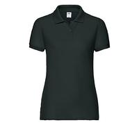 Polo Lady Fit 65/35 * Fruit of the Loom, Negro , XL