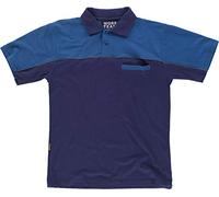 Polo Manga Corta Combinado Work team WF1855 (L, Marino/Azafata)