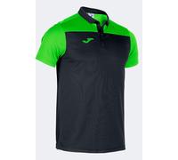 Polo M/C Hombre Joma Hobby II 101371 Confortable - Talla: XS, Color: Negro Verde Flúor