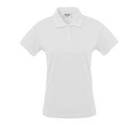 Polo Mujer Blanco Take Time Algodón Manga Corta - Rossini - Barista Camarera