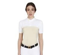 POLO MUJER SLIM FIT TEJIDO TÉCNICO Y MALLA