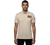 NAPAPIJRI Camiseta 'E-ARCHIVE' navy / rojo oscuro / blanco natural XL EUR