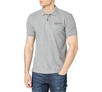 Polo Napapijri EAEL para hombre, Med Grey Mel, M