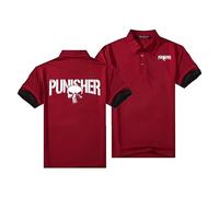 Polo para hombre Anti-Hero Fan, Transpirable Camiseta Golf Polos Hombre, Ideal para ropa transpirable deportiva y de golf, Exteriores(Red,XL)