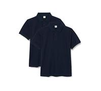 Polo para hombre FM London (paquete de 2) | Camisas polo ajustadas de algodón elástico