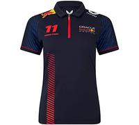 Polo para mujer Red Bull Racing F1 Team Sergio Pérez 11 Fórmula Oficial 1, azul, XXS