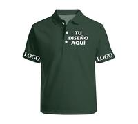 Polo Personalizada con Estampado De Foto/Logotipo/Texto Polo Golf Club Deportivo Transpirable De Verano Camiseta Clásica De Personalizado Polo Manga Corta Hombre y Mujere