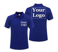 Polo Personalizado Camisa De Trabajo Informal Transpirable De Verano Camiseta De Manga Corta Personalizada Impresión Imagen Texto Logotipo Color6,S