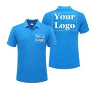 Polo Personalizado Camisa De Trabajo Informal Transpirable De Verano Camiseta De Manga Corta Personalizada Impresión Imagen Texto Logotipo Color5,XL