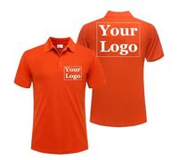 Polo Personalizado Camisa De Trabajo Informal Transpirable De Verano Camiseta De Manga Corta Personalizada Impresión Imagen Texto Logotipo Color8,XL