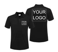 Polo Personalizado Camisa De Trabajo Informal Transpirable De Verano Camiseta De Manga Corta Personalizada Impresión Imagen Texto Logotipo Color1,XXL