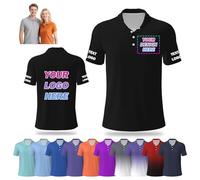 Polo Personalizado para Hombre y Mujer. Diseña tu Propio Texto y Logotipo, Camiseta Polos Personalizable con Logo Foto, Uniforme de Trabajo, Polos de Golf para Empresas, S-4XL, Unisex Adulto