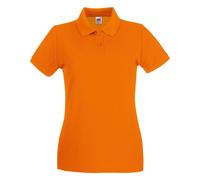 Polo premium para mujer - top de algodón Fruit of The Loom Lady-Fit