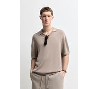 Polo punto Lefties Edition MARRÓN TOPO XL