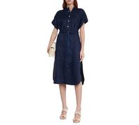 Polo Ralph Lauren Belted Lino Midi Camisero Vestido Camisa Leinen-Kleid New XXS