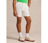 Polo Ralph Lauren Bermuda de niño de lino en blanco. Blanco 7 Años (7)
