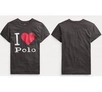 Polo Ralph Lauren Big Heart Camiseta Loose Fit De Algodón De Lujo Blusa M