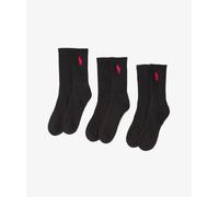 Polo Ralph Lauren Big Pony Socks - 3 Pack Negro