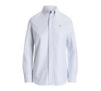 Blue Camisa oxford Slim elástica con rayas ES 44