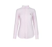 Pink Camisa Oxford de punto con rayas XS