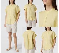 Polo Ralph Lauren Blusa De Lino Camisa T-Shirt Ajuste Relajado Top M