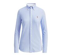 Blue Camisa Oxford de punto con rayas XL