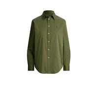 Green Camisa de sarga de algodón Classic Fit XS