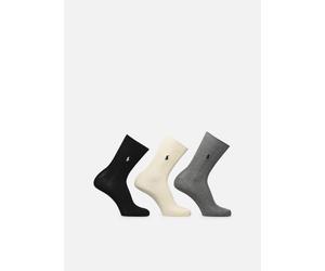 Polo Ralph Lauren Cable-Crew Sock-3 Pack T.U Negro