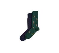 POLO RALPH LAUREN Calcetines Paquete de 2 hunter / wine / navy verde