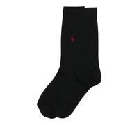 Polo Ralph Lauren Calcetines 'SIZED FLAT-CREW-2 PACK' negro 43-46 negro