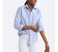 POLO RALPH LAUREN Camisa a rayas de manga larga. Color Rayas Azul/Blanco