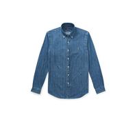 Polo Ralph Lauren Camisa azul denim / cognac / blanco XS EUR