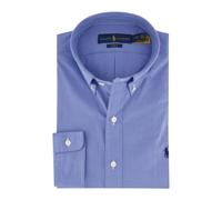 Polo Ralph Lauren- Camisa Casual Azul Slim Fit Algodón- Shirts- Hombre- Azul- M- Camisa Casual Azul Slim Fit Algodón