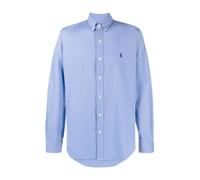 Polo Ralph Lauren- Camisa Casual Slim Fit Azul Claro para Hombres- Shirts- Hombre- Azul- S- Camisa Casual Slim Fit Azul Claro para Hombres
