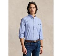 POLO RALPH LAUREN Camisa ceñida de popelín elástico. Color Azul/Blanco