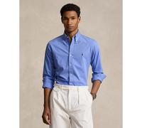 POLO RALPH LAUREN Camisa ceñida de popelín elástico. Color azul cielo