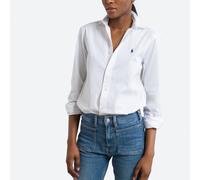 POLO RALPH LAUREN Camisa clásica, manga larga. Color Blanco