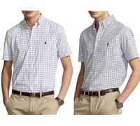 Polo Ralph Lauren Camisa Cuadros Stretch Classic Fit De Algodón Manga Corta M