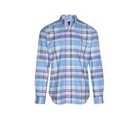 Blue Camisa oxford elástica Custom Fit L