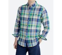 Polo Ralph Lauren Camisa de hombre de lino Regular fit con bolsillo. Multicolor XL