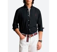Polo Ralph Lauren Camisa de hombre de popelina Regular fit. Negro 3/M