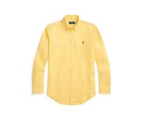 Yellow Camisa de lino Custom Fit S